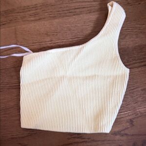 Butter yellow Aritzia tank